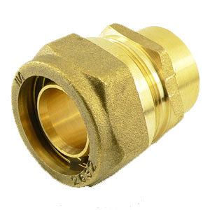 Compression sweat fitting