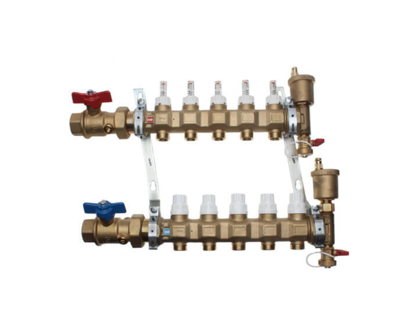 Caleffi radiant manifold front
